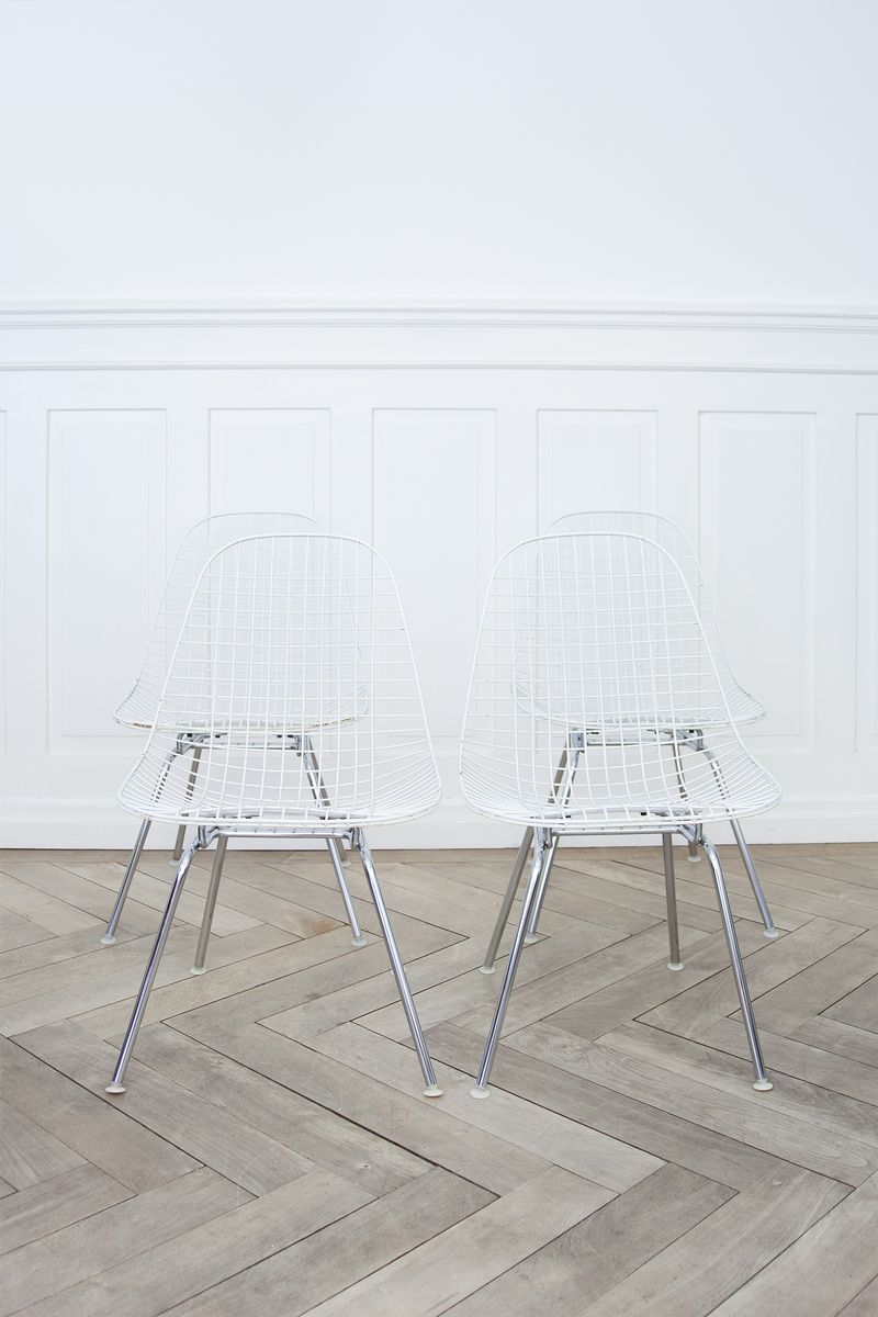 创意家具 - 坐具|餐椅|办公家具|设计师家具|伊姆斯金属线椅（舒适版）